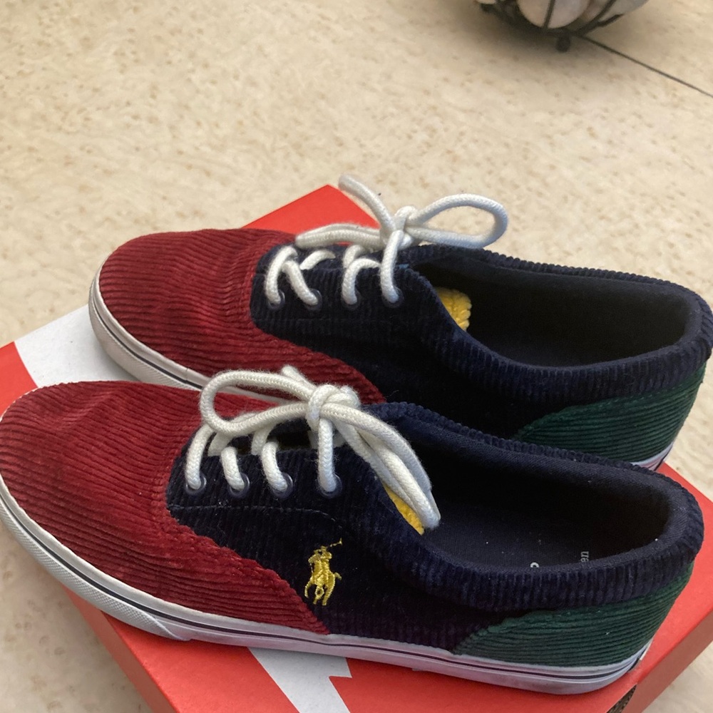 Kids Polo Ralph Lauren Corduroy Sneakers ~Size 5